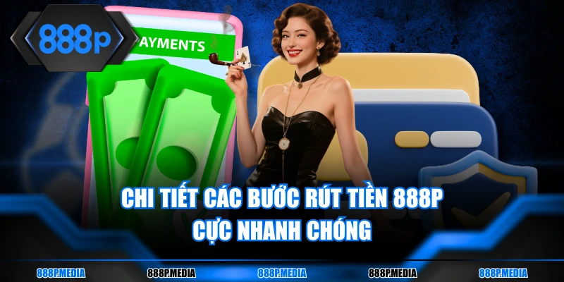 Chi tiết các bước rút tiền 888P cực nhanh chóng